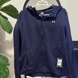 Under Armour Dark Blue Full-Zip Hoodie